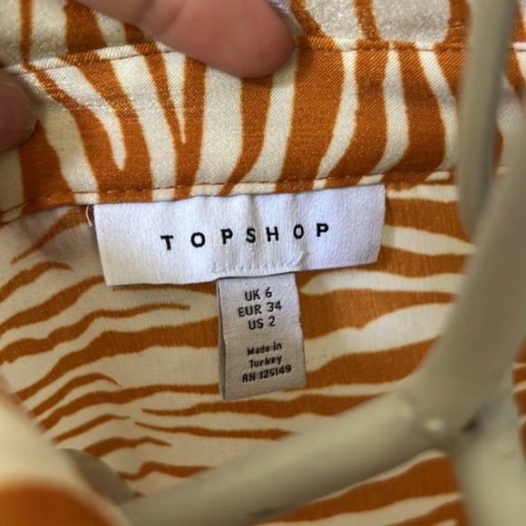 Topshop silk like blouse‎ - Picture 4 of 5